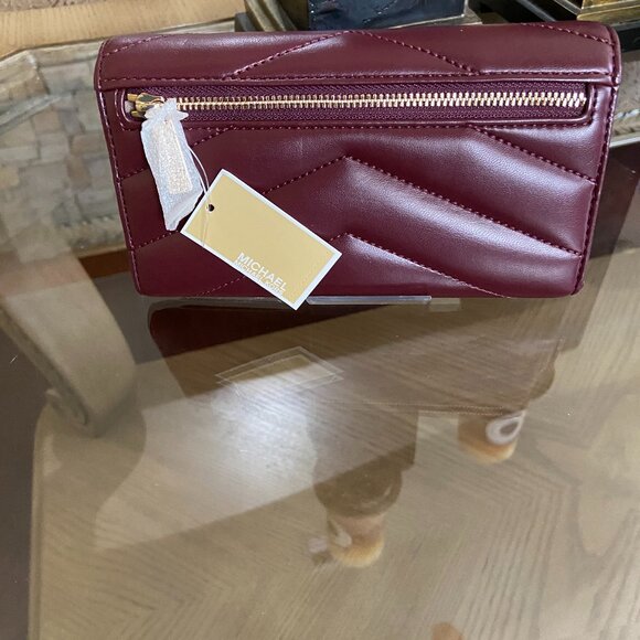 Michael Kors Burgundy Wallet - Picture 2 of 7